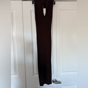 Sleeveless Ribbed Knit Dress